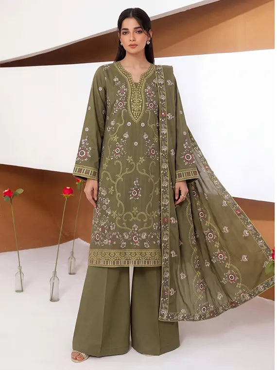 NUREH by Fantak Dhanak Self Slub Unstitch Collection 26' Vol-573 (D-05)