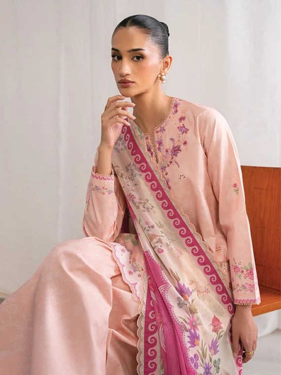 NYSA by Seran Cambric Embroidered Unstitched Collection 2026 (AURELIE D-07)