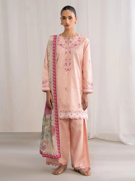 NYSA by Seran Cambric Embroidered Unstitched Collection 2026 (AURELIE D-07)