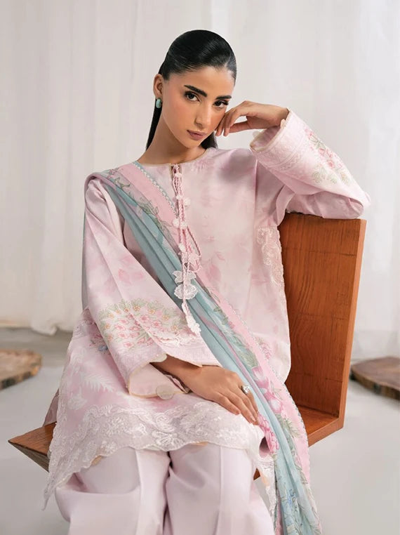 NYSA by Seran Cambric Embroidered Unstitched Collection 2026 (AVELIE D-05)