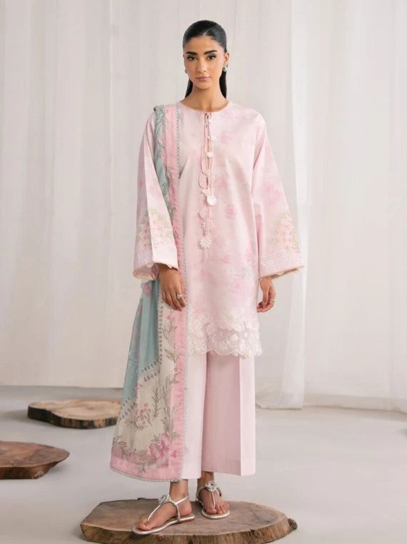 NYSA by Seran Cambric Embroidered Unstitched Collection 2026 (AVELIE D-05)