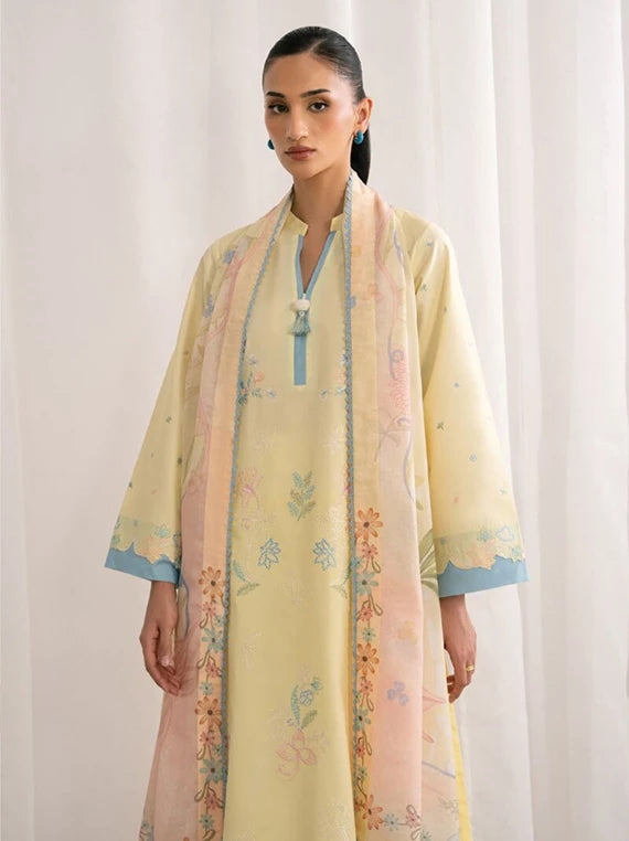 NYSA by Seran Cambric Embroidered Unstitched Collection 2026 (LIELLE D-10)