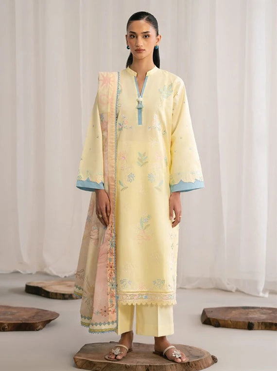 NYSA by Seran Cambric Embroidered Unstitched Collection 2026 (LIELLE D-10)