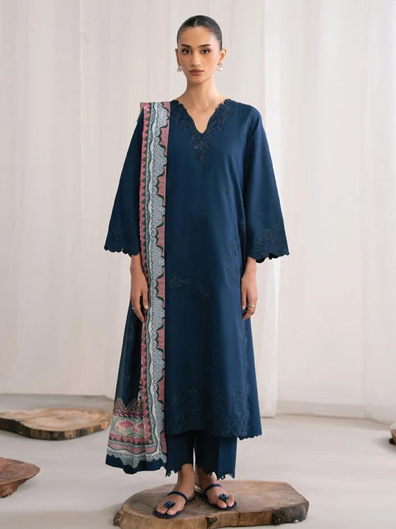 NYSA by Seran Cambric Embroidered Unstitched Collection 2026 (NERELLE D-09)