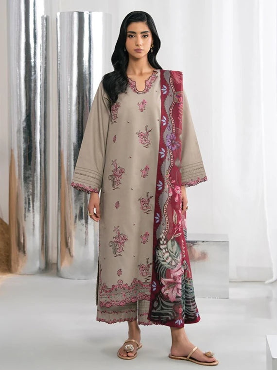 NYSA by Seran Cambric Embroidered Unstitched Collection 2026 (NYSA D-11)
