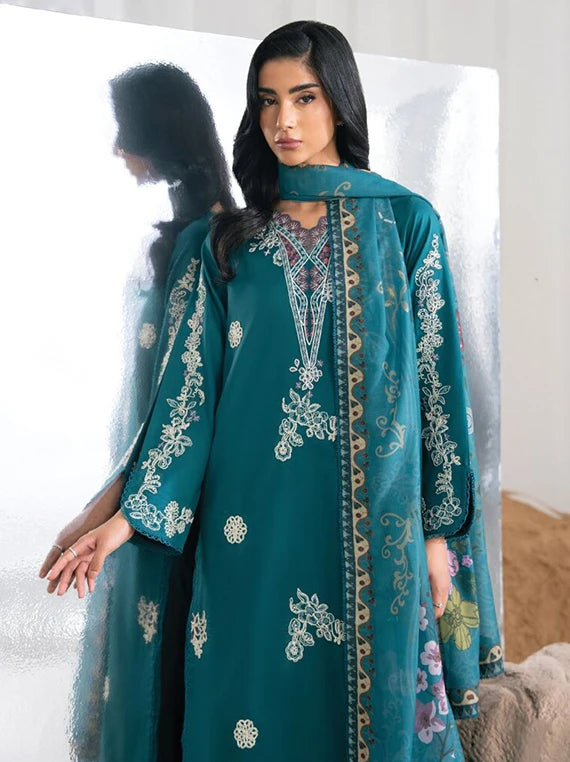 NYSA by Seran Cambric Embroidered Unstitched Collection 2026 (NYSA D-12)
