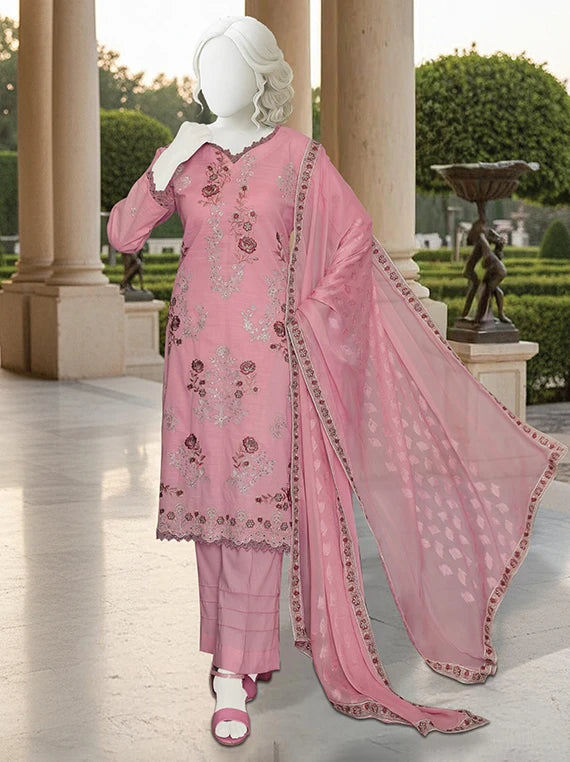 Naey Rang Embroidered Lawn Collection By ABC 2026 Vol-26DB40 (D-01)