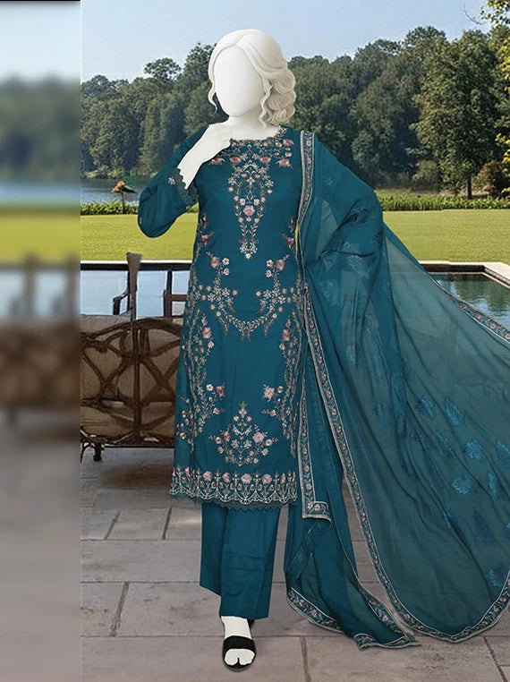 Naey Rang Embroidered Lawn Collection By ABC 2026 Vol-26DB40 (D-02)