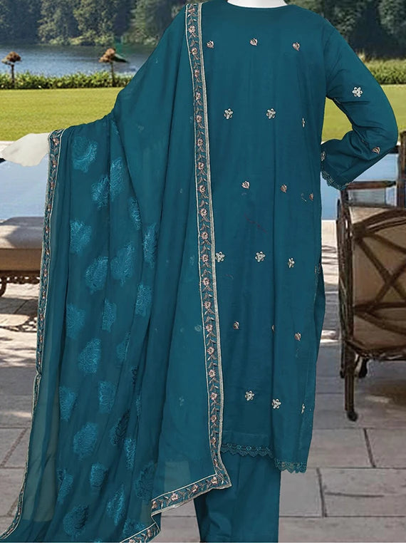 Naey Rang Embroidered Lawn Collection By ABC 2026 Vol-26DB40 (D-02)