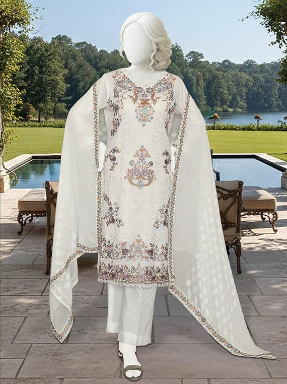 Naey Rang Embroidered Lawn Collection By ABC 2026 Vol-26DB40 (D-04)