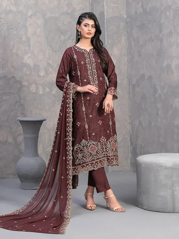 Nafyssah EMB Viscose Jacquard Collection 2025 By Tawakkal Fabrics (D-4563)