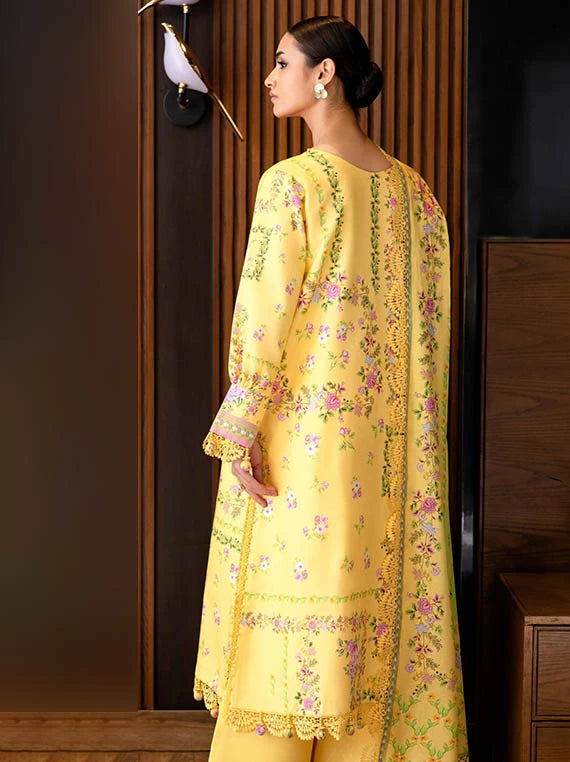 Naqsh Midnight Meadow Printed Summer Lawn Collection 2026 (Citrine-00266)
