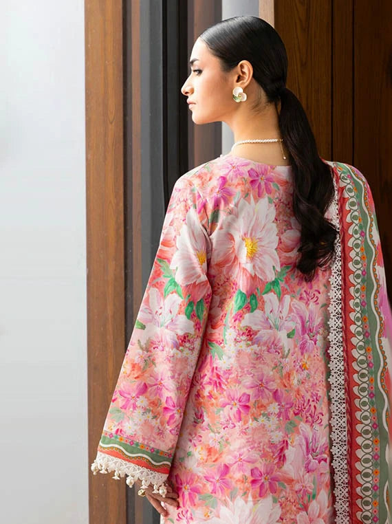 Naqsh Midnight Meadow Printed Summer Lawn Collection 2026 (Peony-00260)