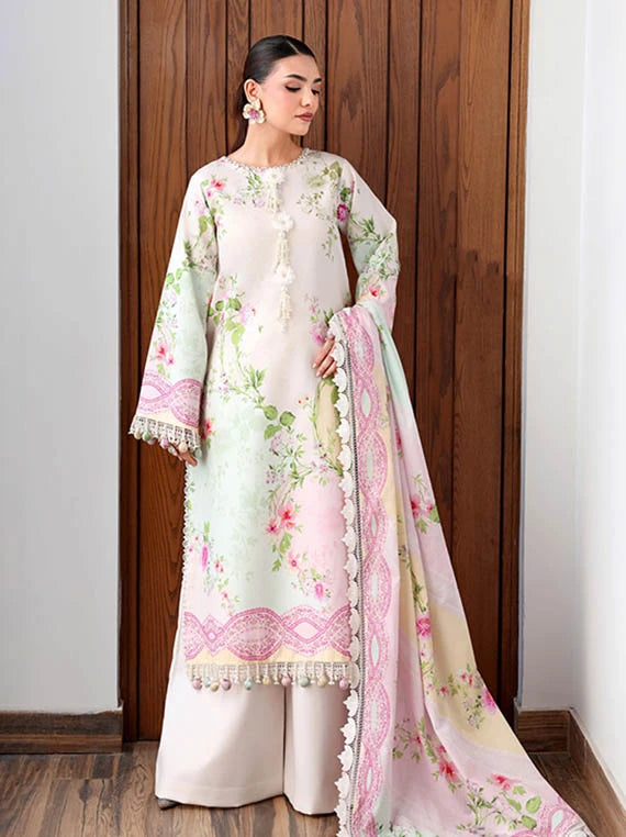Naqsh Midnight Meadow Printed Summer Lawn Collection 2026 (Petaline-00261)