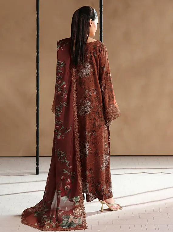Naqsh by Ramsha Unstitched Embroidered Rawsilk Collection'26 V-02 (RS-206)