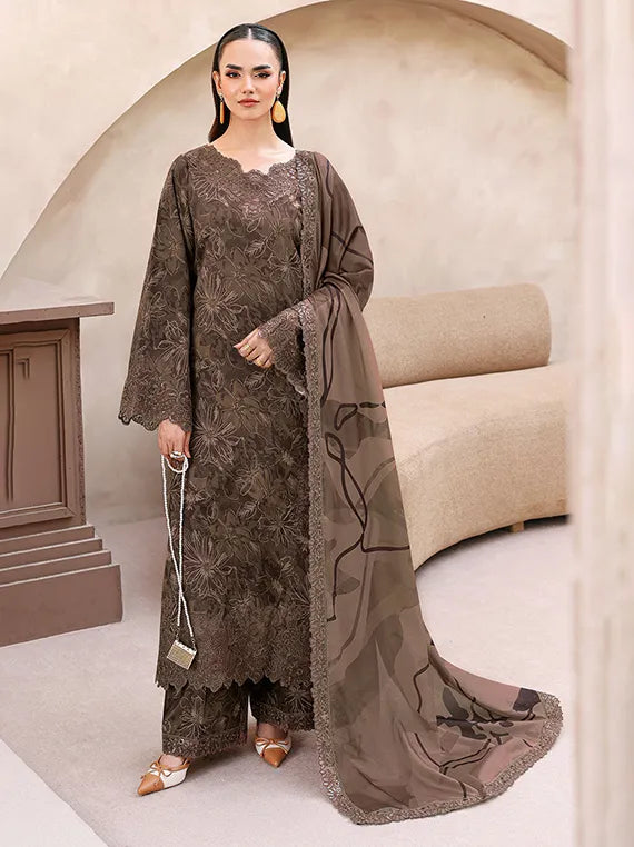 Naqsh by Ramsha Raw Silk Collection 2026 Vol.RS1 (RS-08)