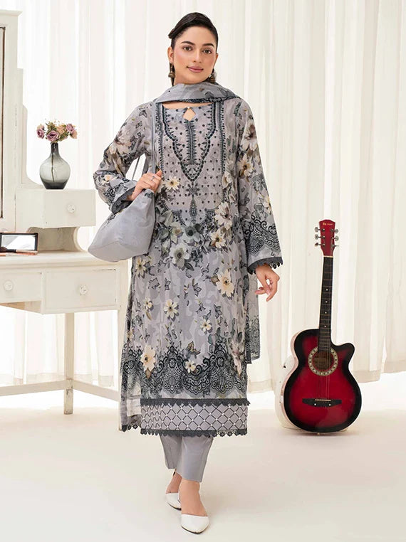 Naveli by Zara Ansari Printed Lawn Collection 2026 (D-01)