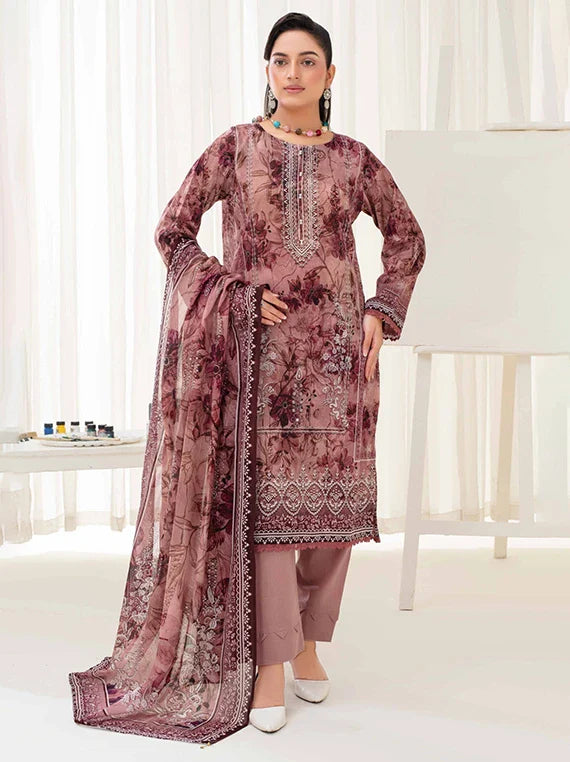 Naveli by Zara Ansari Printed Lawn Collection 2026 (D-08)