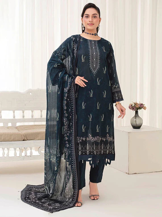 Naveli by Zara Ansari Printed Lawn Collection 2026 (D-09)