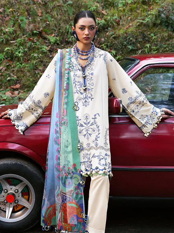 Neelum Luxury Lawn Collection 2025 by Zaha