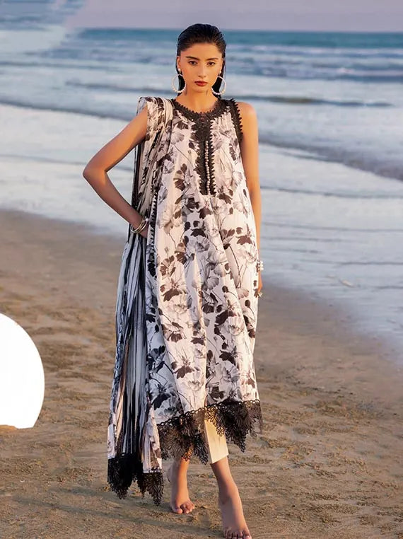 Noir Black And White Collection 2025 By Gul Ahmed