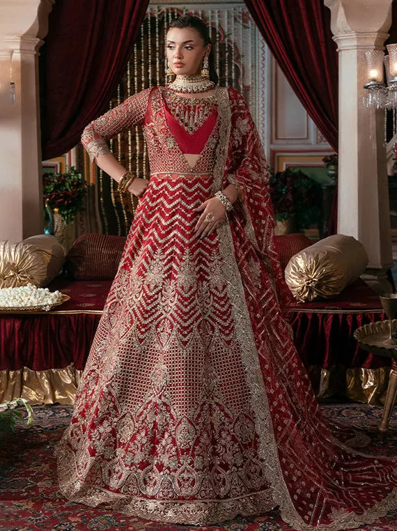 Noor-E-Naaz Embroidered Net Collection 2025 by Imrozia Serene (IB-54 Zeenat)