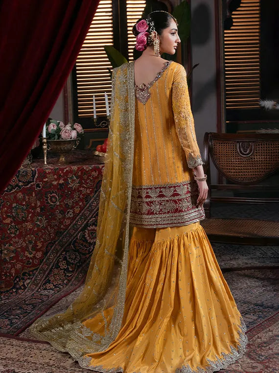 Noor-E-Naaz Embroidered Net Collection 2025 by Imrozia Serene (IB-55 Roshni)