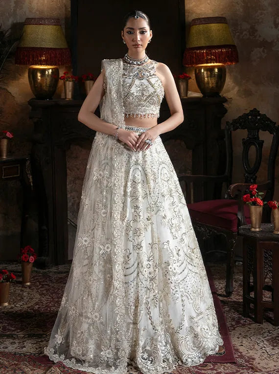 Noor-E-Naaz Embroidered Net Collection 2025 by Imrozia Serene (IB-57 Jahanara)