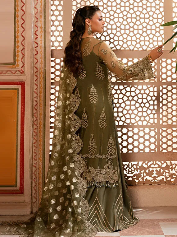 Noor-E-Naaz Embroidered Net Collection 2025 by Imrozia Serene (IB-58 Gulzaar)