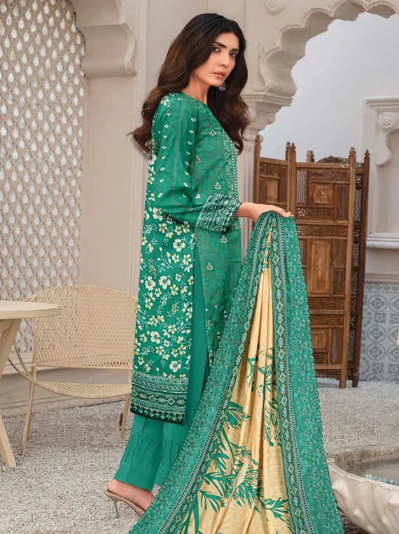 Noor E Niswan Embroidered Dhanak Collection 2025 Vol-908 (D-09)