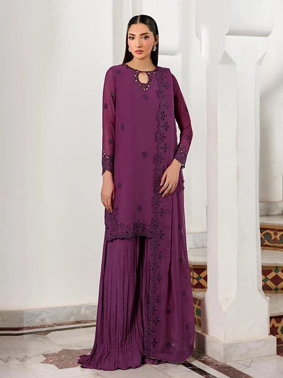 Nourah by ZARIF Embroidered Chiffon Collection 2026 (WADHAI)