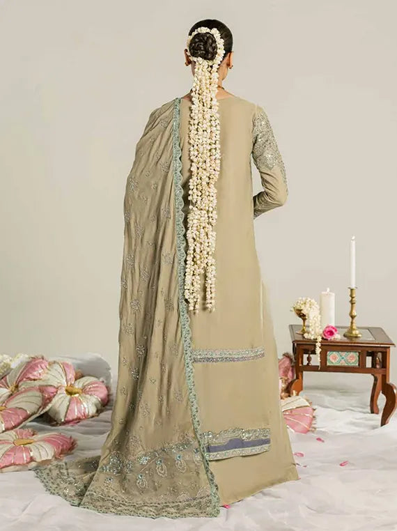 Nureh MAYA Velvet Embroidered Unstitched Collection'26 (NW-132)