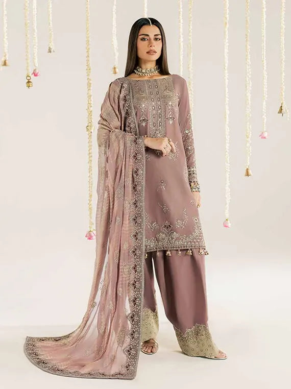 Nureh MAYA Velvet Embroidered Unstitched Collection'26 (NW-135)