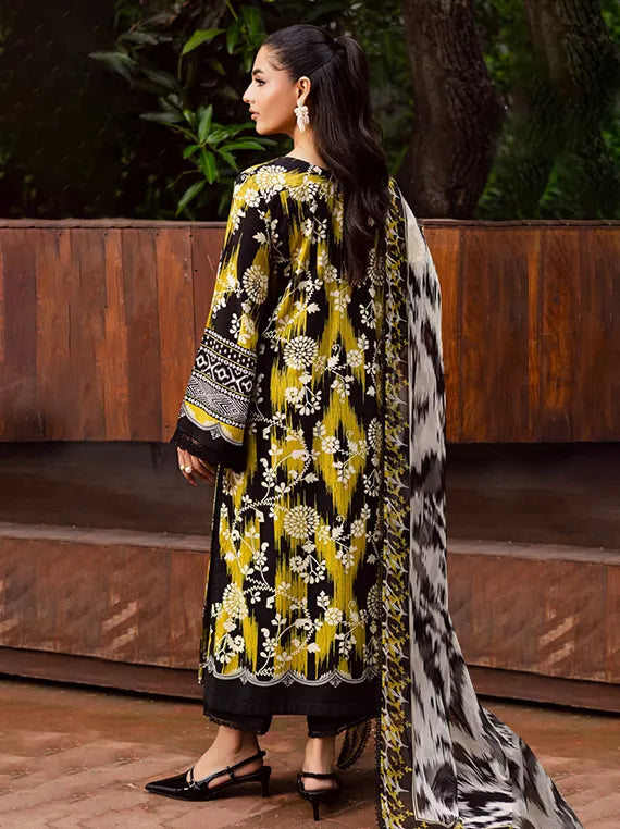 Nureh Signature Prints Viscose Slub Linen Collection 2025 (SP-168)