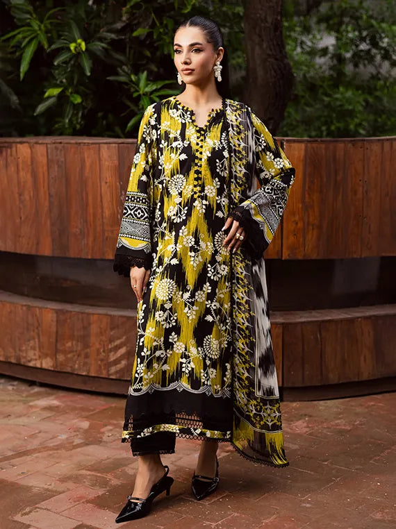 Nureh Signature Prints Viscose Slub Linen Collection 2025 (SP-168)