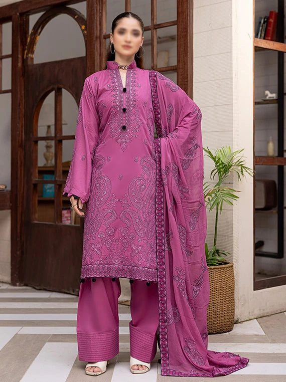 ORCHID by Fantak Karandi Lawn Collection 2026 Vol-502 (D-03)
