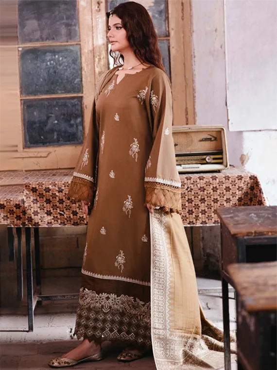 Onora by Hum Dum Embroidered Khaddar Collection 2025 Chapter-02 (D08)