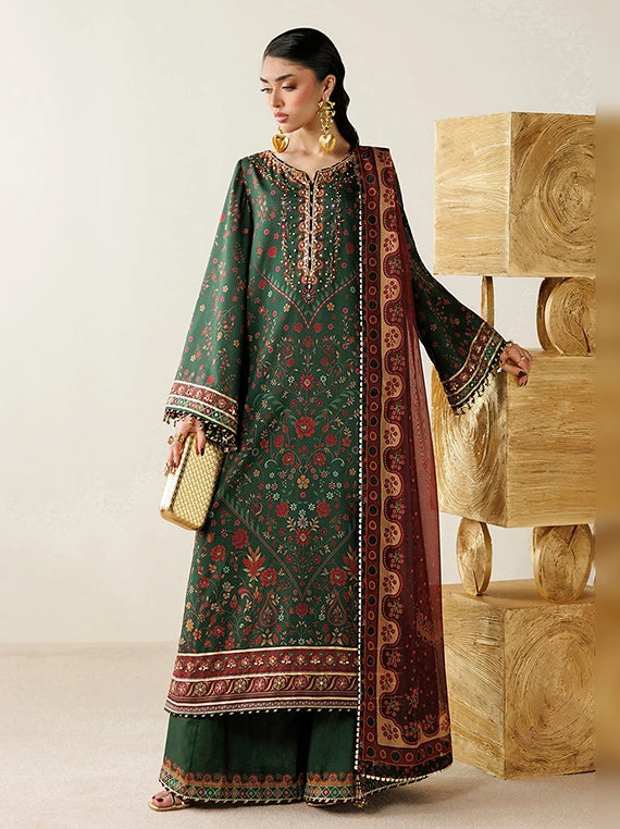 Orlina by Jazmin Printed Raw Silk Unstitched Collection'26 (OR26-D01)