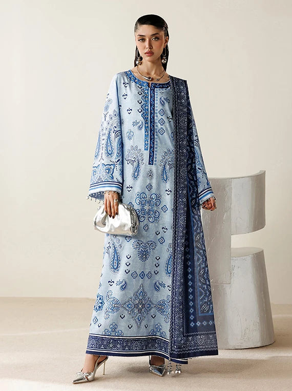 Orlina by Jazmin Printed Raw Silk Unstitched Collection'26 (OR26-D02)