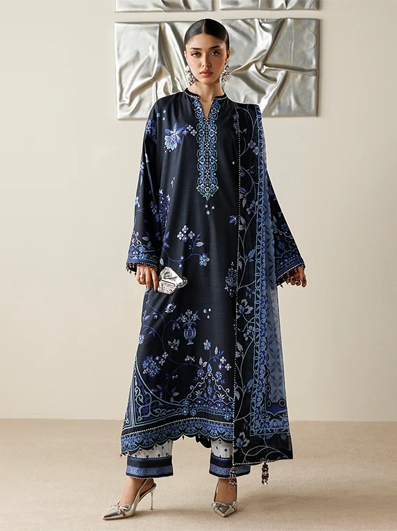 Orlina by Jazmin Printed Raw Silk Unstitched Collection'26 (OR26-D05)