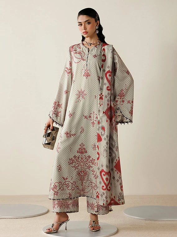 Orlina by Jazmin Printed Raw Silk Unstitched Collection'26 (OR26-D06)