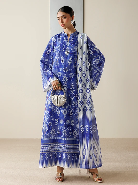 Orlina by Jazmin Printed Raw Silk Unstitched Collection'26 (OR26-D09)