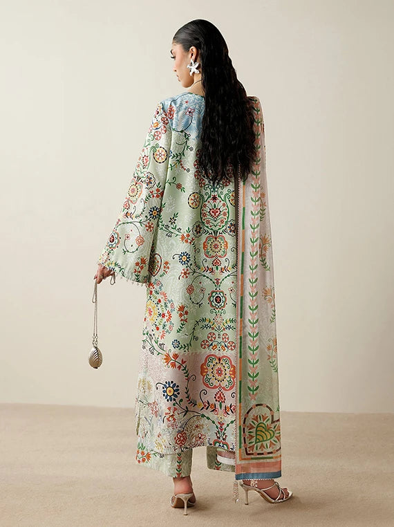 Orlina by Jazmin Printed Raw Silk Unstitched Collection'26 (OR26-D10)