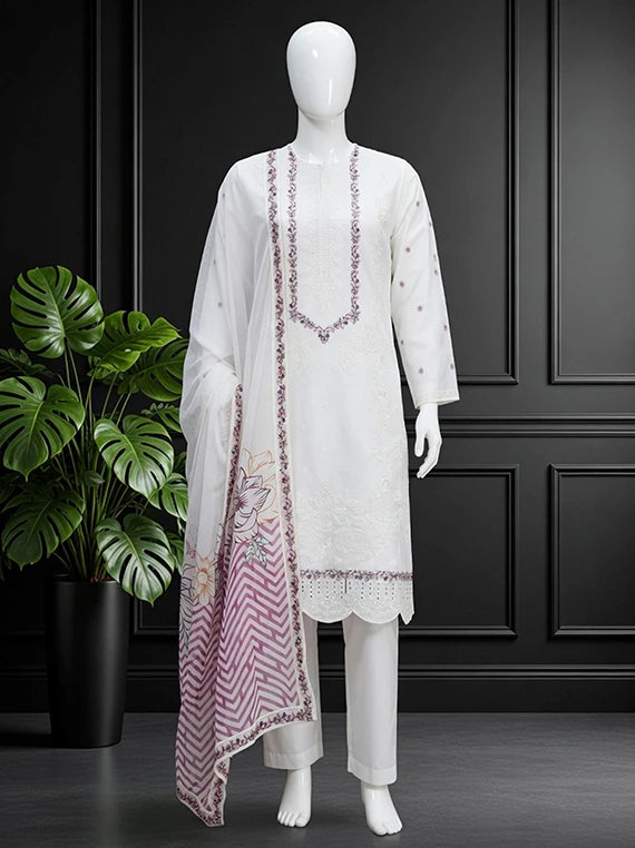 Oshan Embroidered Lawn 2026 by ABC Vol-26DB51 D-02
