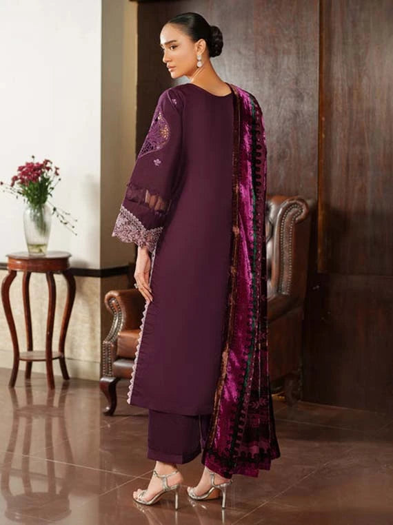 PANACHE by Parishay Embroidered Corduroy Collection 2026 (PNE-02)