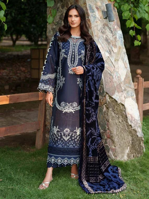 PANACHE by Parishay Embroidered Corduroy Collection 2026 (PNE-08)