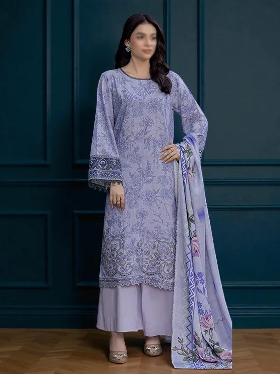 PETALS by Fantak Embroidered Karandi Collection 2025 (D-05)