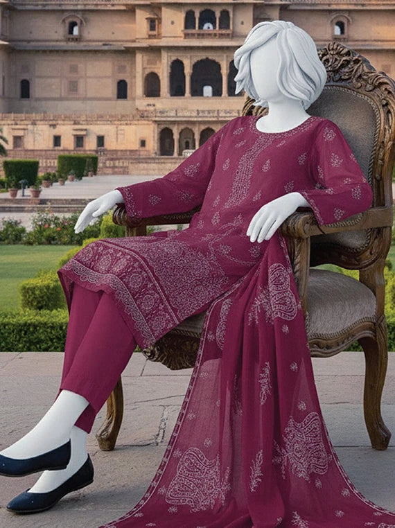 POSHAK by ABC Embroidered Lawn Collection 2026 (D-06)