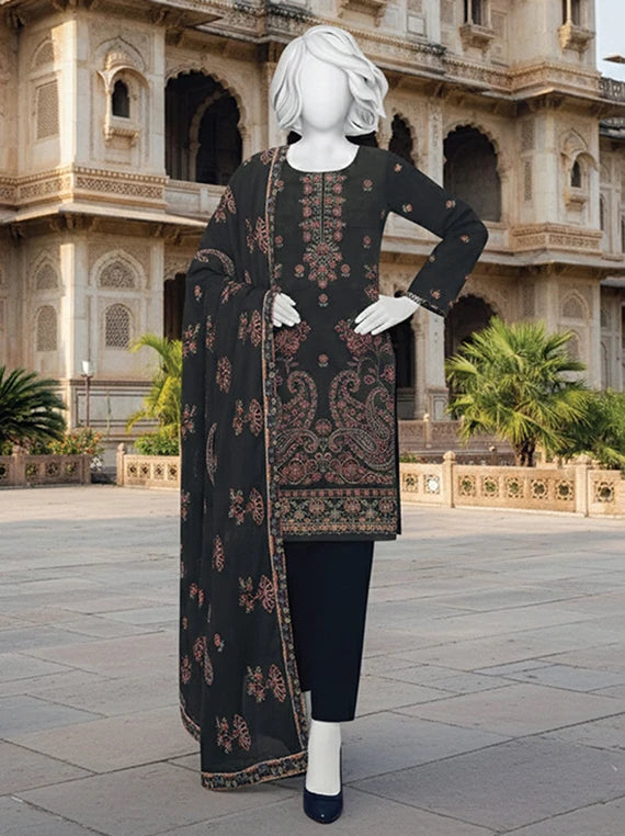 POSHAK by ABC Embroidered Lawn Collection 2026 (D-08)