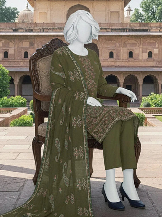 POSHAK by ABC Embroidered Lawn Collection 2026 (D-09)